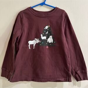 Duluth Trading Co Long Sleeve Christmas Graphic Tee